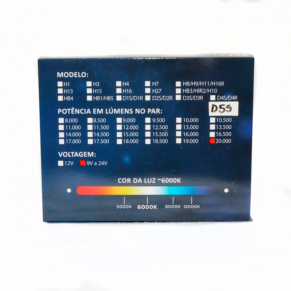 D5s Led Compact Premium 20.000 Lúmens 6000k (par) - Imagem 5