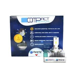 D5s Led Compact Premium 20.000 Lúmens 6000k (par)