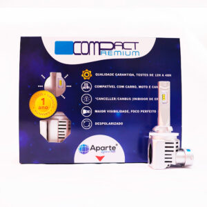 H27/880/881 Led Compact Premium 12.000 Lúmens 6000k (par)