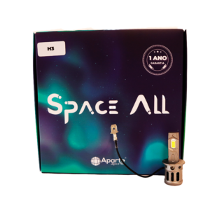 H3 Led Slim Space All 20.000 Lúmens 6000k (par)