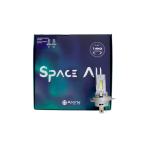 H4/h19 Led Nano Space All 20.000 Lúmens 6000k (par)