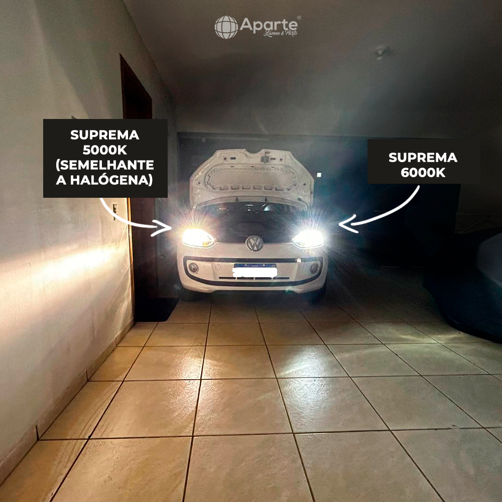 H7 Led Suprema 50.000 Lúmens Branco Neutro 5000k (par) - Imagem 8