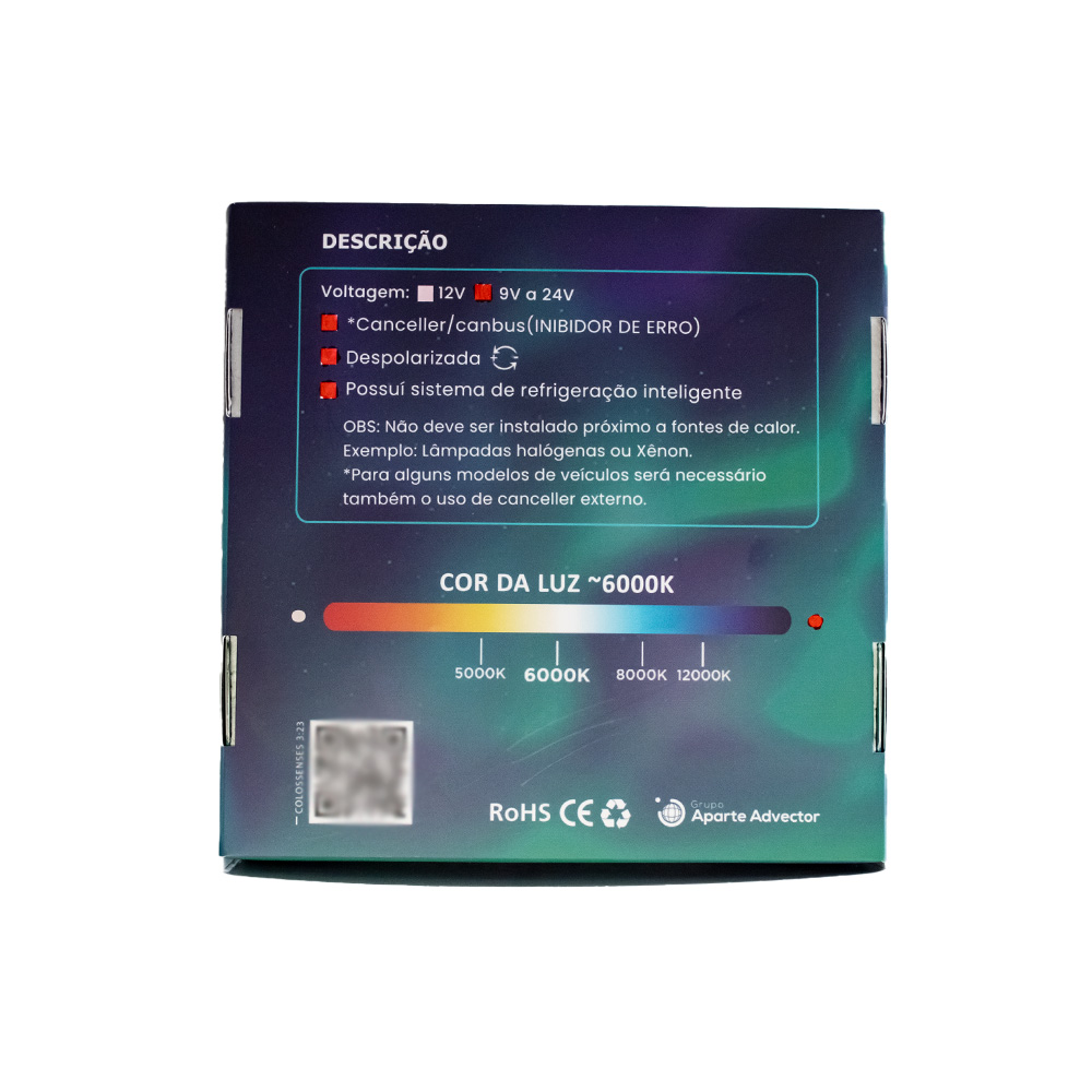 Hb1/hb5 Led Space All 30.000 Lúmens 6000k (par) - Imagem 4