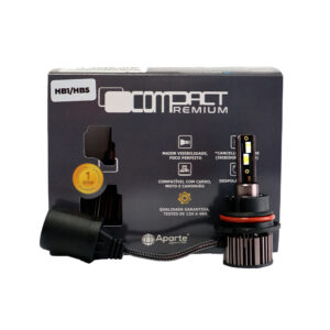 Hb1/hb5 Led Compact Premium 20.000 Lúmens 6000k (par)