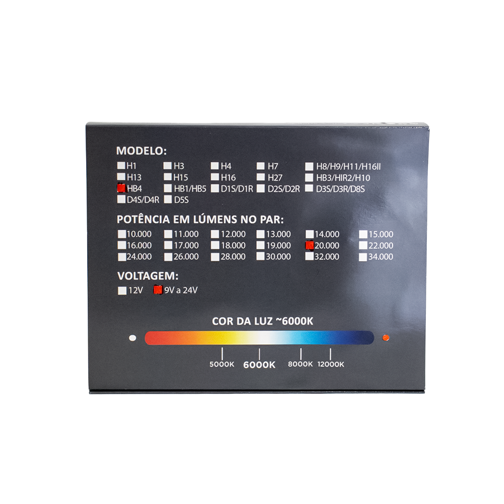 Hb4/9006 Led Compact Premium 20.000 Lúmens 6000k (par) - Imagem 7