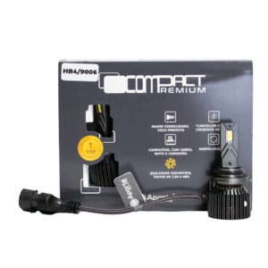 Hb4/9006 Led Compact Premium 20.000 Lúmens 6000k (par)