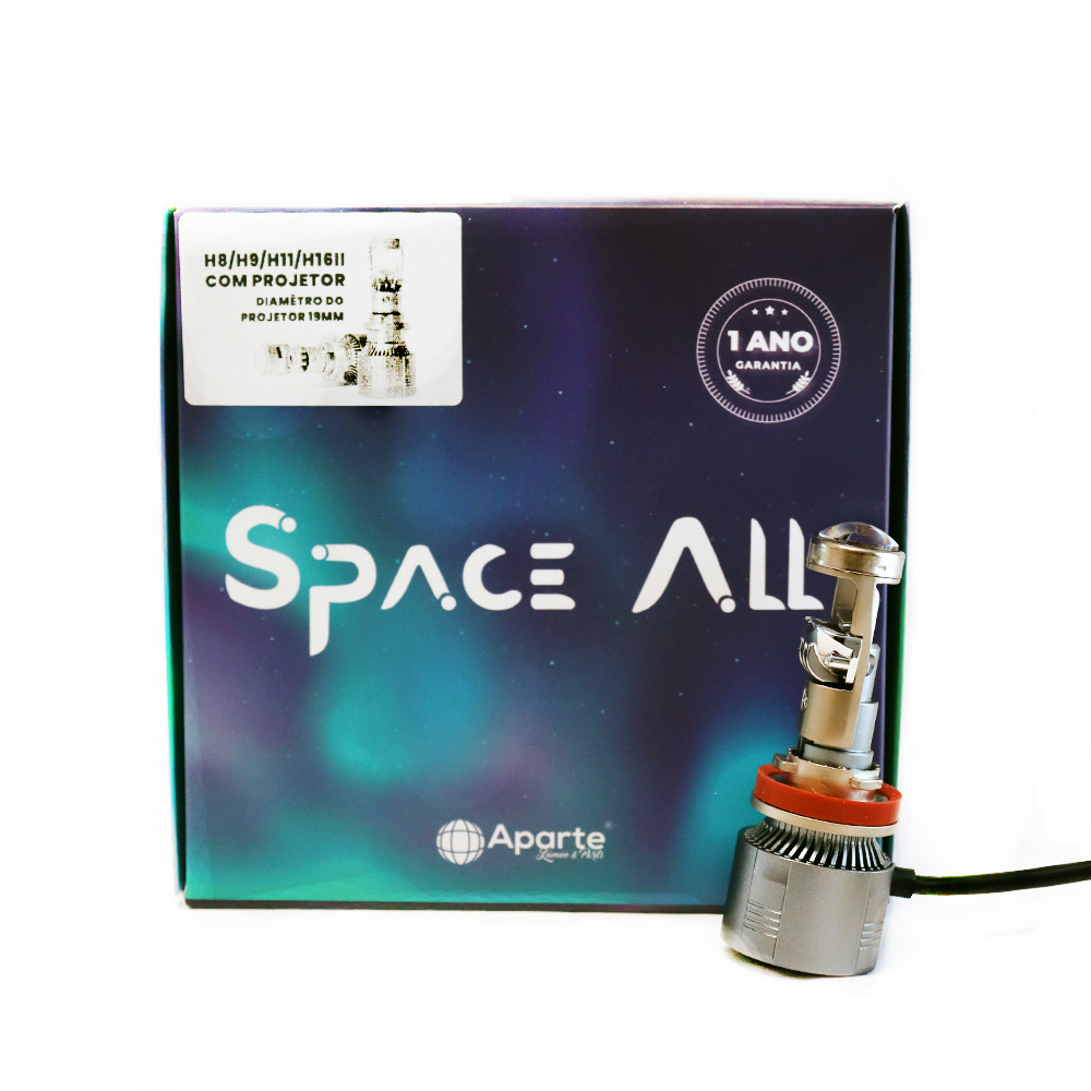 H8/h9/h11/h16-2 Led Projetor Space All 30.000 Lúmens (par) - Imagem 5