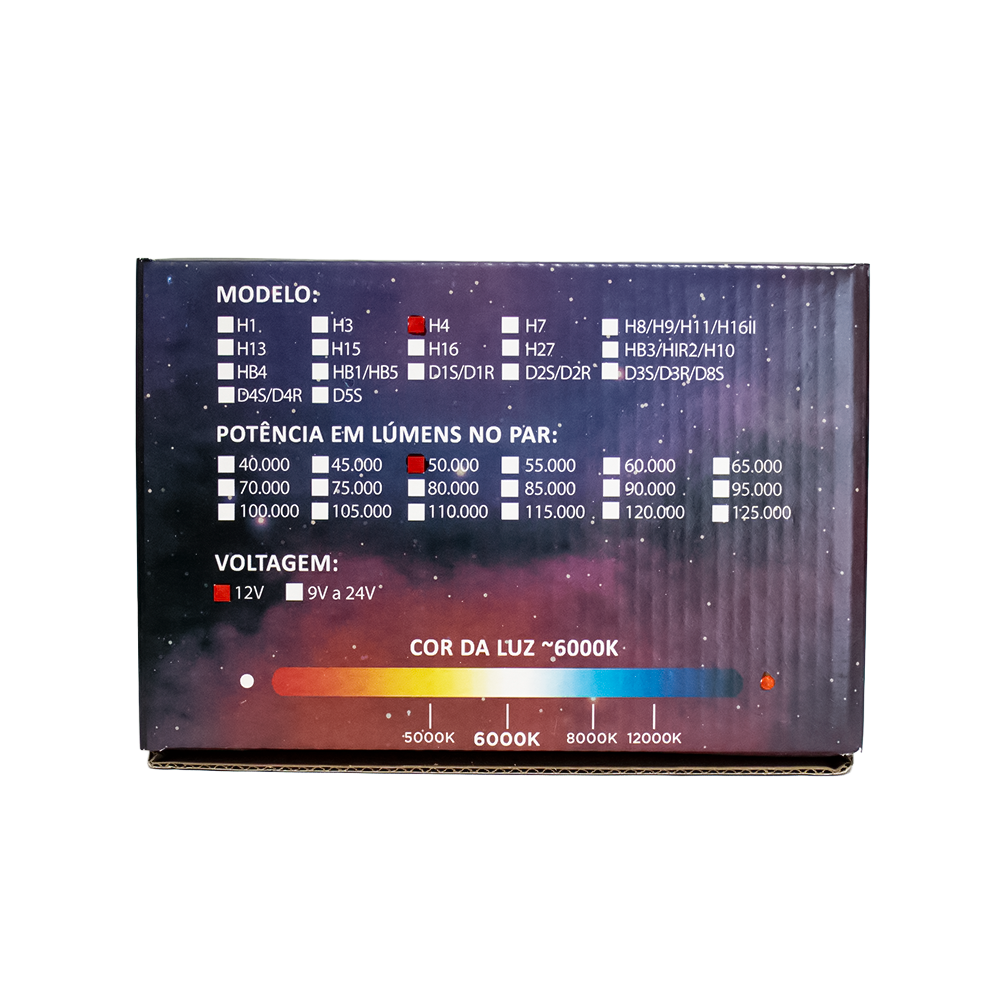 H4 Led Suprema 50.000 Lúmens Branco Neutro 5000k (par) - Imagem 7