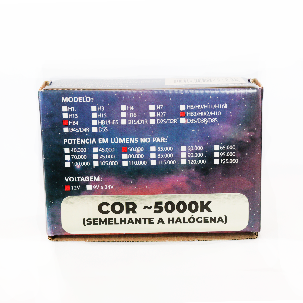 Hb4/9006 Led Suprema 50.000 Lúmens Branco Neutro 5000k (par) - Imagem 2